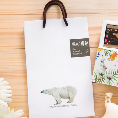 禮盒+白色提袋(純包裝,不含皂)【購物滿599免運】-3