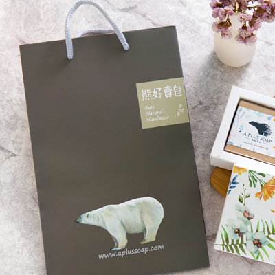 禮盒+深灰色提袋(純包裝,不含皂)【購物滿599免運】-2